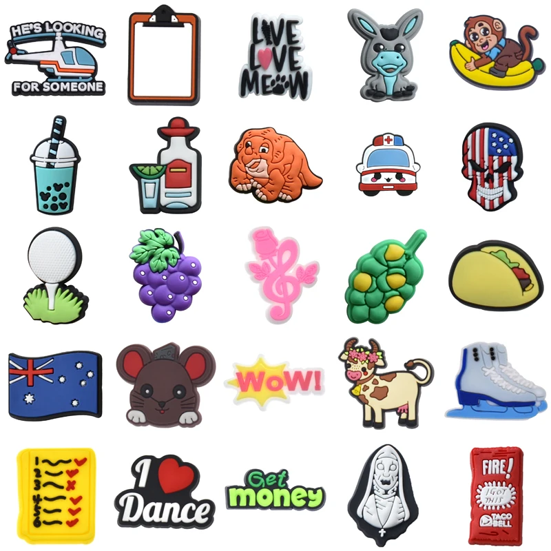 

Girl Wholesale Bulk Shoe Charms Boy Shoes Accessories Para Pins Packs Gifts Decorations for Crocs Kids Men Set Jeans Women Charm