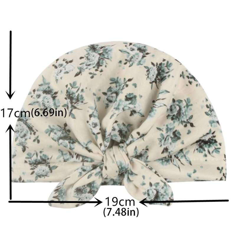 Fashion Baby Hat Solid Turban Kids Girls Sun Hat Elastic Caps 6 style Baby Cap Bow Tie Baby Infant Accessories images - 6