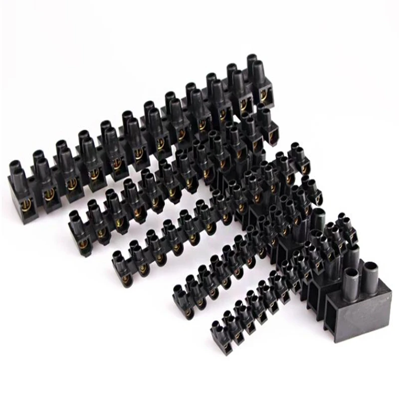 

10 а/20 А/30 А/60 А/100 А/150 А, черная нейлоновая пластиковая клемма для винтовой клеммы, разъем для провода X3