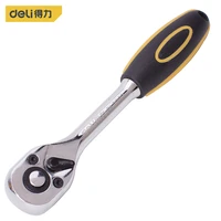 deli tools 14 38 12 pear head torque wrench 6 3 12 5mm ratchet socket wrench hand tools spanner for car and bike repairing