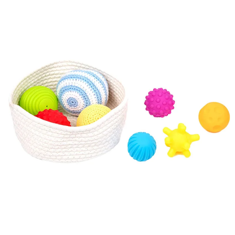 Мячи Монтессори для младенцев дома текстурированные мульти-сенсорные игрушки