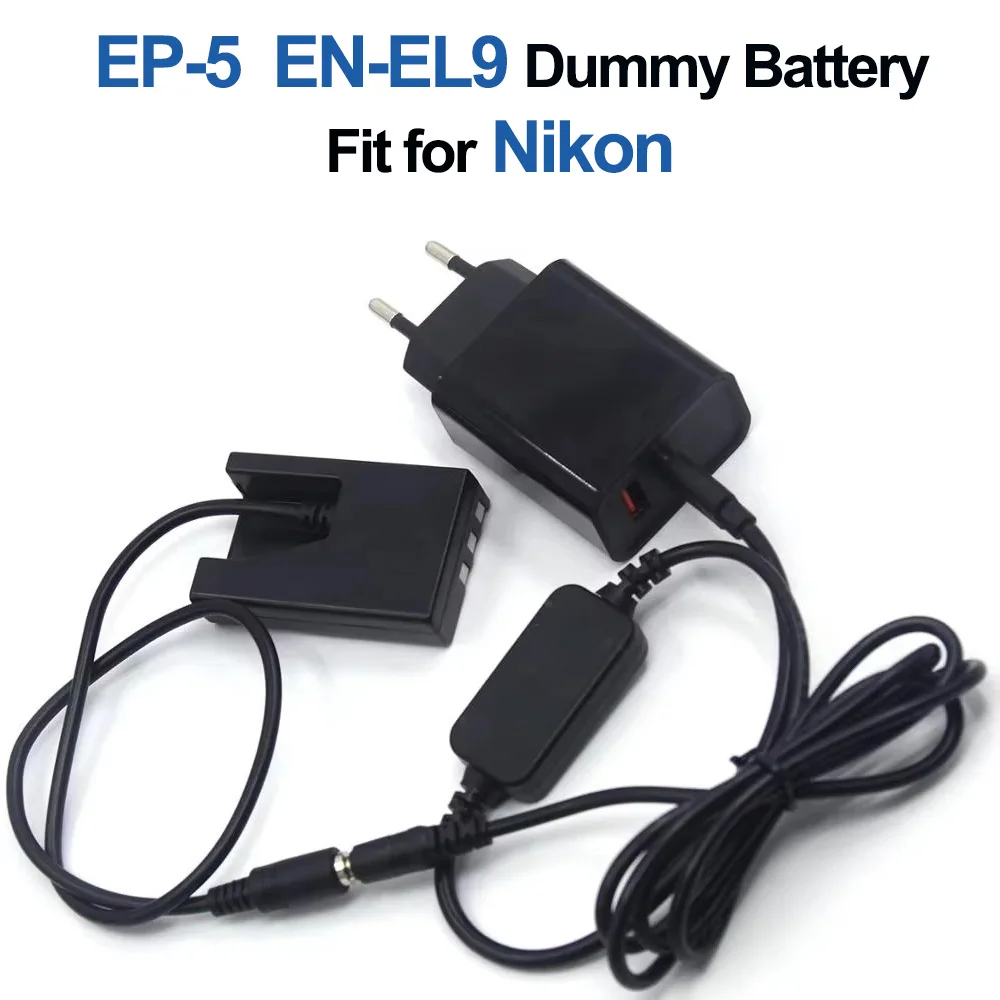 Зарядное устройство EP - 5 муфта ENEL9 EN EL9 USB C шнур питания для камеры Nikon D40 D40X D60 D3000 D5000