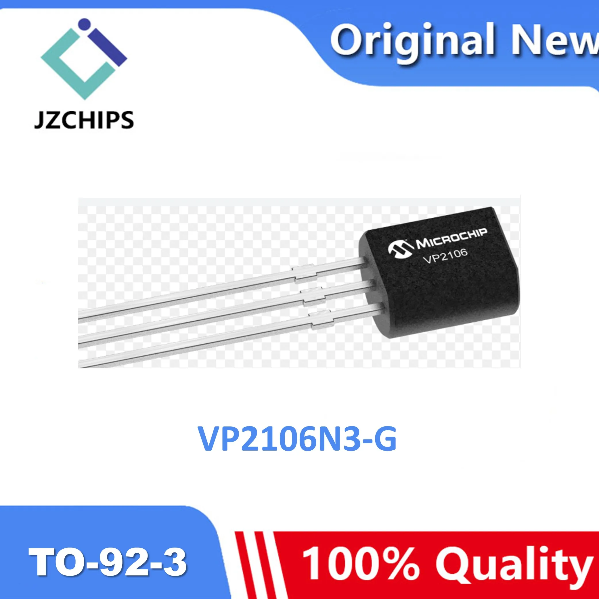 

1pcs/lot Original Genuine VP2106N3-G TO-92-3 MOSFET P-CH 60V 250MA TO92-3