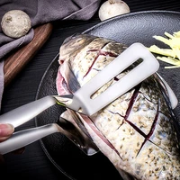 multifunctional stainless steel steak clip fried fish shovel barbecue clips household kitchen anti scalding bread clip