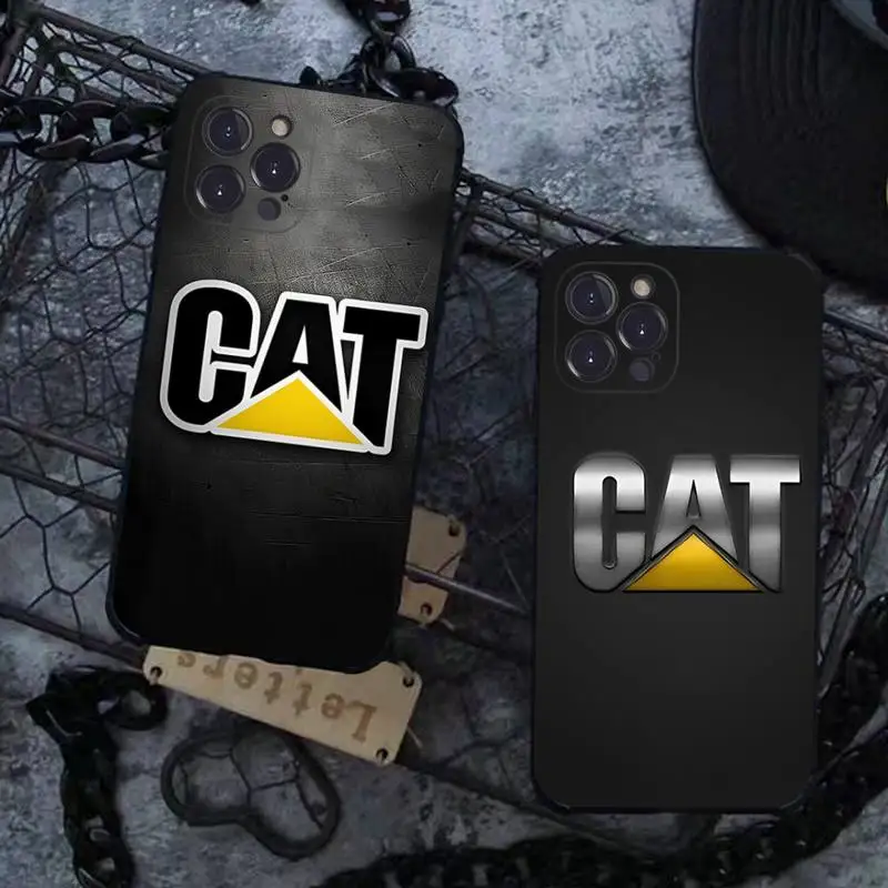 

Caterpillar logo Phone Case For iPhone 13 Pro MAX 14 11 12 Mini X XS XR 6 7 8 Plus SE 2020 Soft TPU Cover