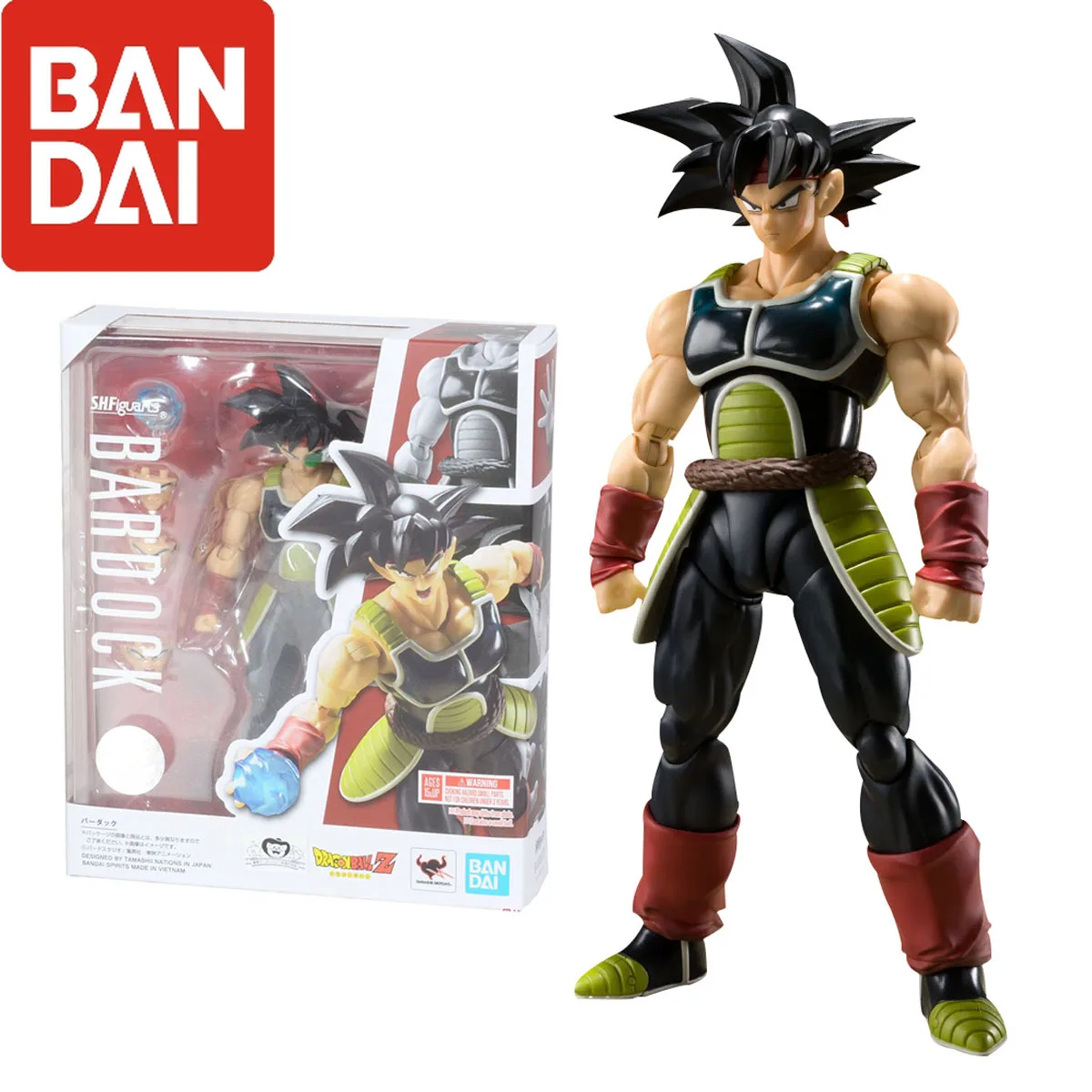 

Bandai Shf Dragon Ball Z Burdock Goku Father S.h.figuarts Brinquedos Action Anime Figures Collection Model Child Toy Gift