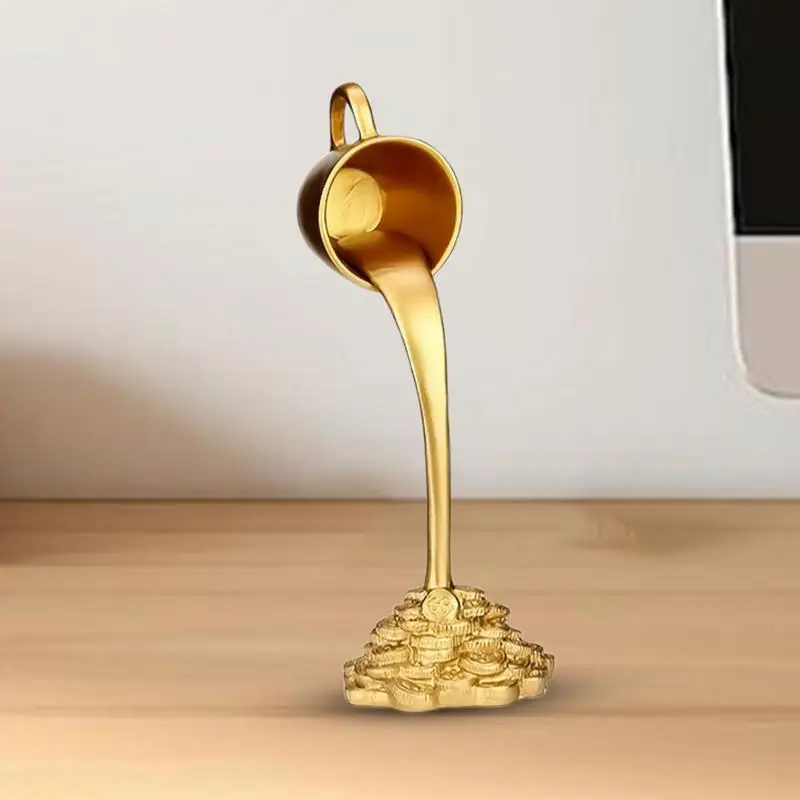 Плавающая кофейная чашка вращающаяся украшение для стола смола заливки всплеск