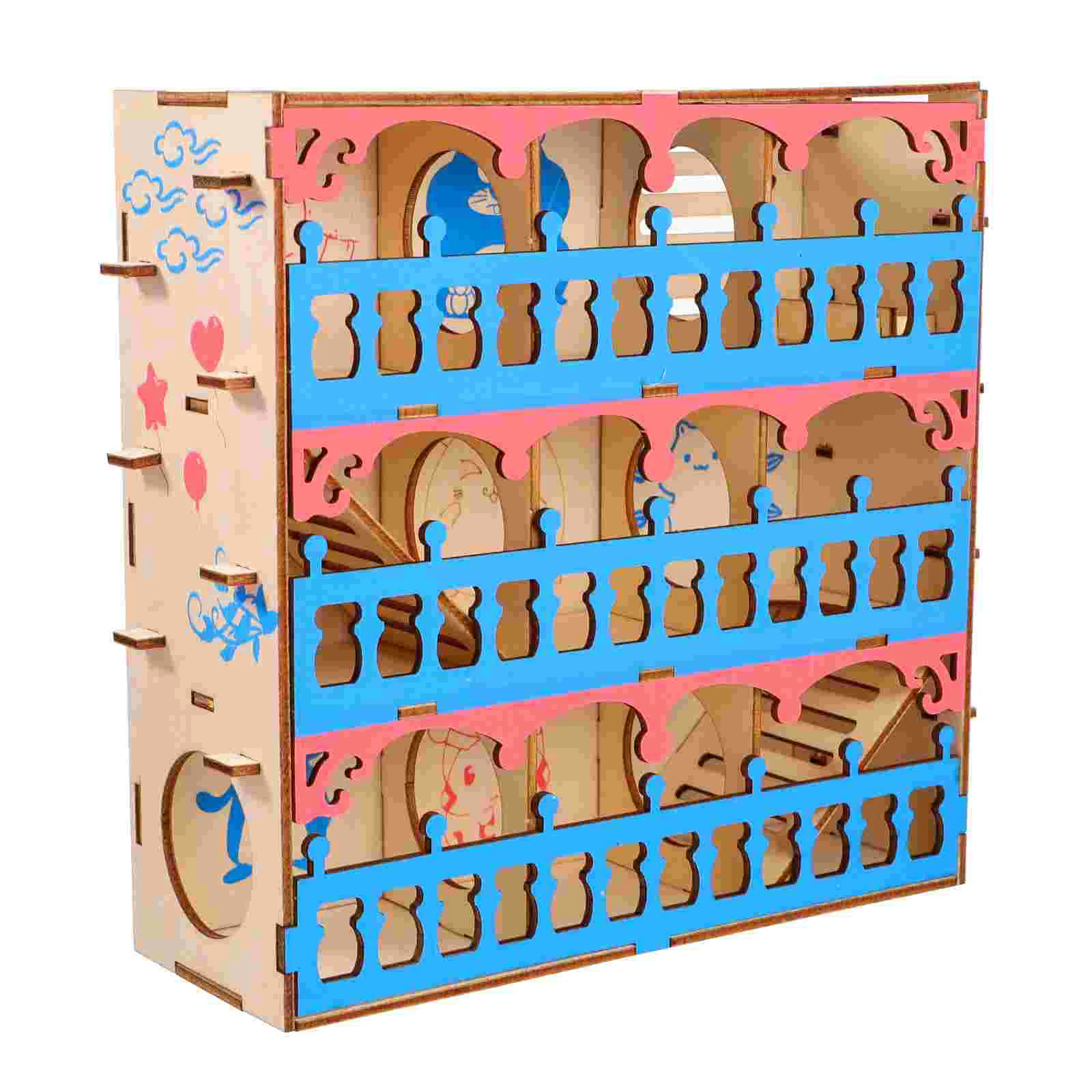 

Hamster Maze Toy House Toys Hideout Accessories Wooden Tubes Wood Dwarf Cage Tunnel Pet Stuff Gerbil Hideouts Glider Tunnels