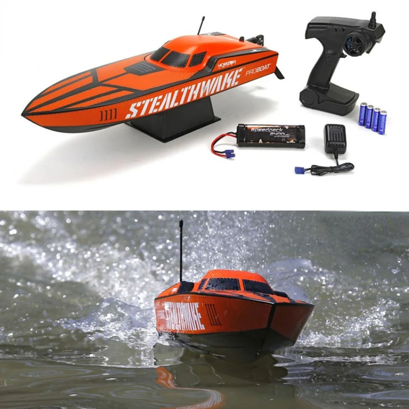 

RC Boat Deep V Speedboat PRB08015 Deep-V Brush Remote Control Model Electric Boat Speedboat RTR