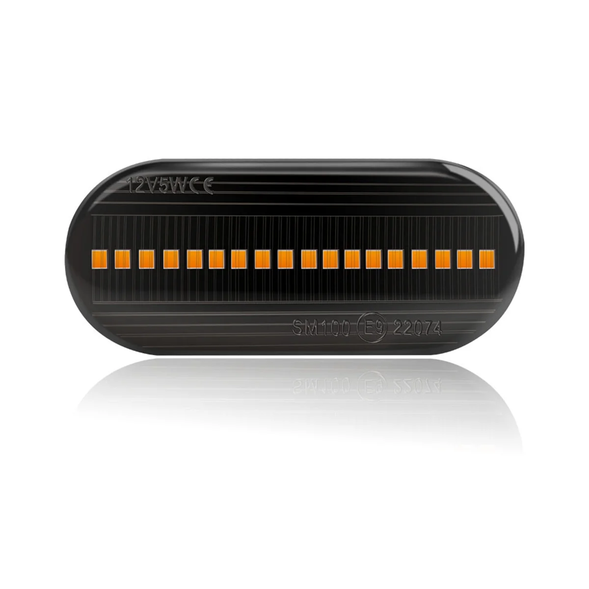 

Боковой поворотный сигнал Fender для VW Passat Golf Polo, Ford 12V светодиодный потоковая версия 14805294 4M5A13K309AA, черный