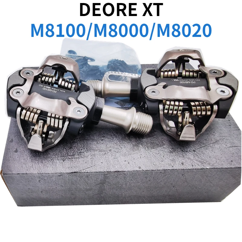 

DEORE XT PD-M8000 M8100 M8020 Self-Locking SPD Pedals MTB Bicycle Racing Pedals PD-M520/M540 Mountain Bike Parts with box