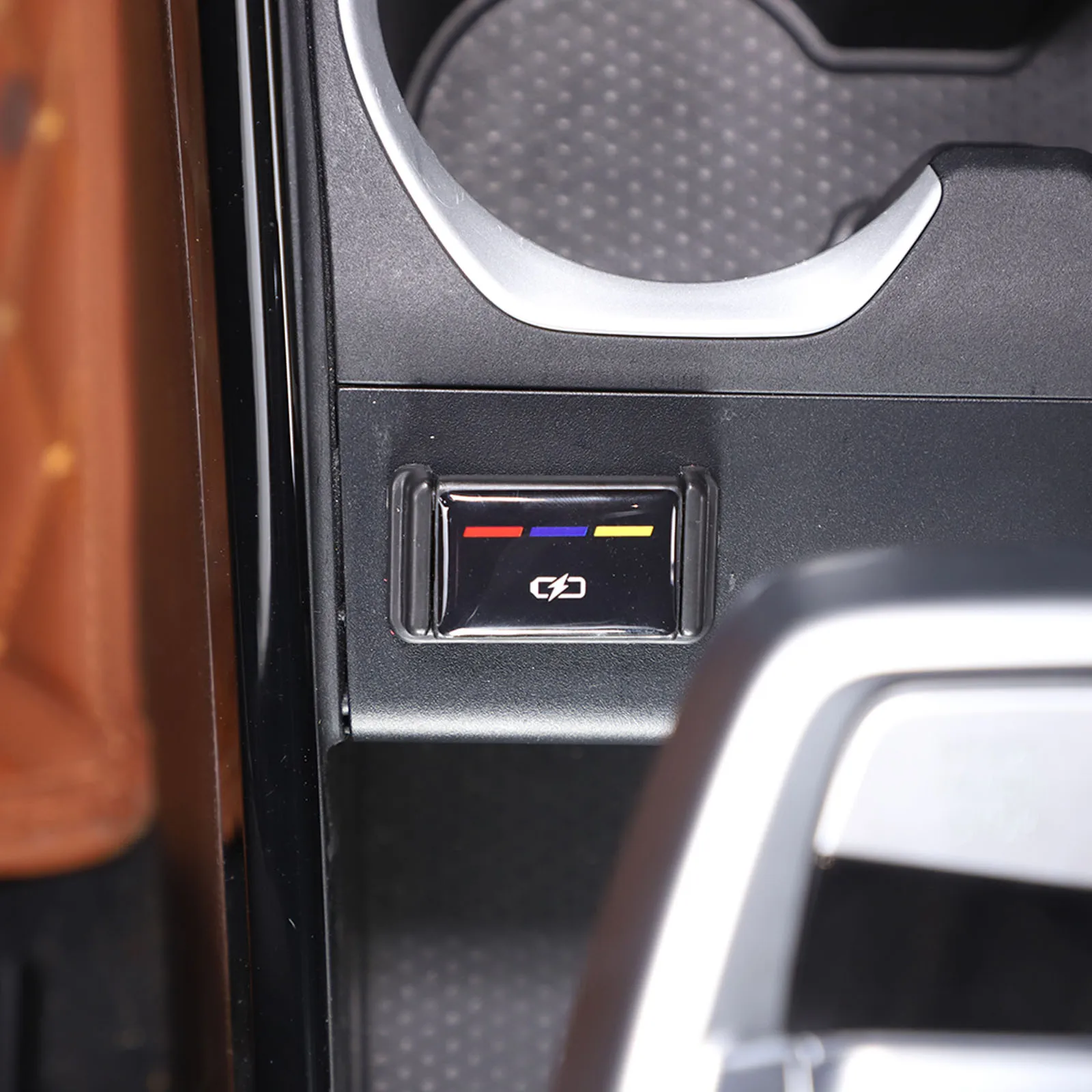 Для BMW IX1 X1 U10 U11 2023-2024 центральное управление крышка зарядного порта отделка