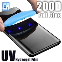 200d uv hydrogel film for huawei mate 40 30 20 pro nova 8 9 curved screen protector for huawei p50 p40 p30 pro protective film