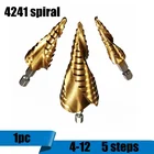 Сверло с титановым покрытием для дерева и металла, 4-12 мм, 1 шт.