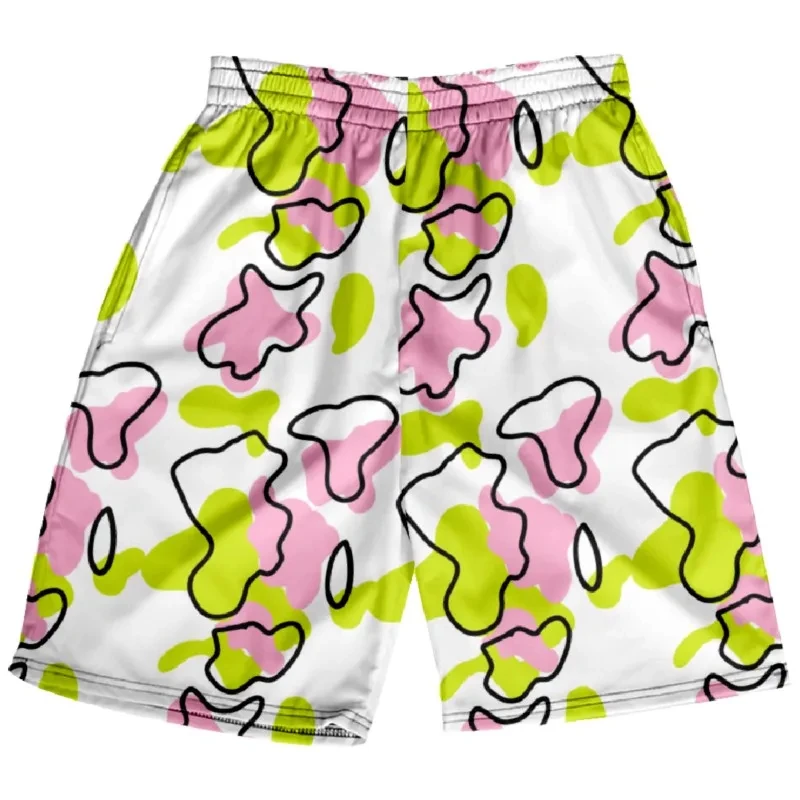 Новые летние мужские 3D парные Свободные повседневные быстросохнущие дышащие