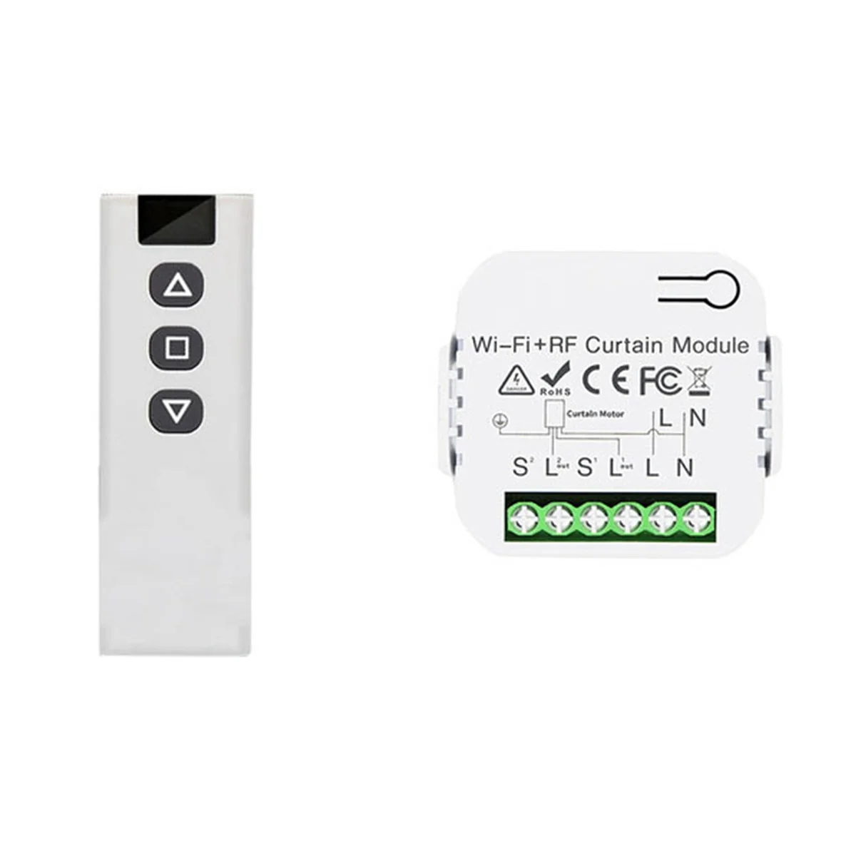 Переключатель для штор Tuya Smart Life Wi-Fi 433 МГц