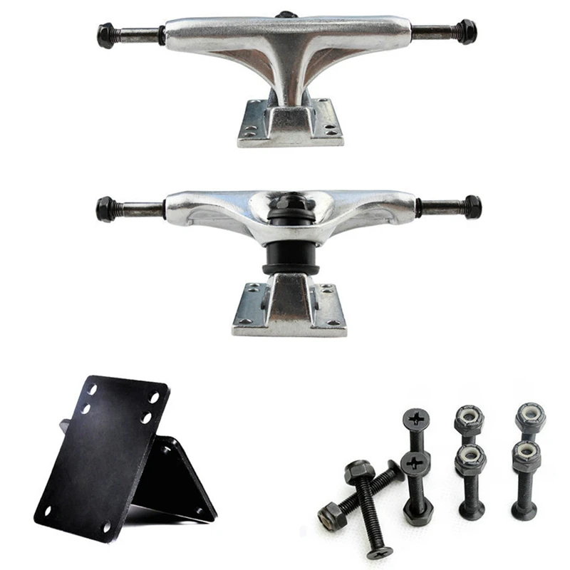 

1 Pair 5 Inch Aluminium Unisex Universal Longboard Skateboard Parts Kickstand Bridge Skateboard Truck Bracket