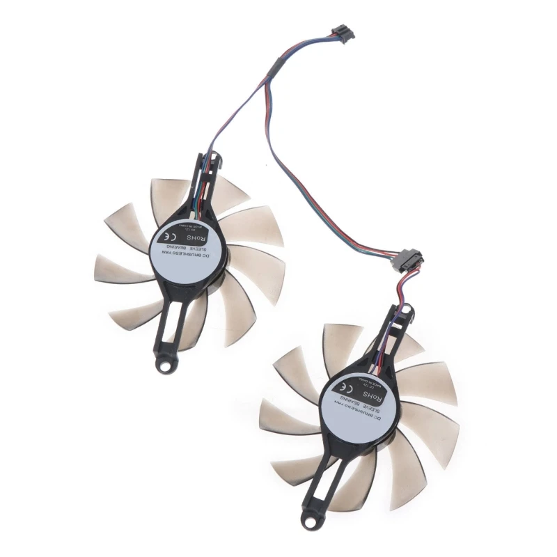 

80mm 3 Pin VGA Fan Graphics Card Cooling Fan for Radeon RX 580 RX RX5500 Cooler