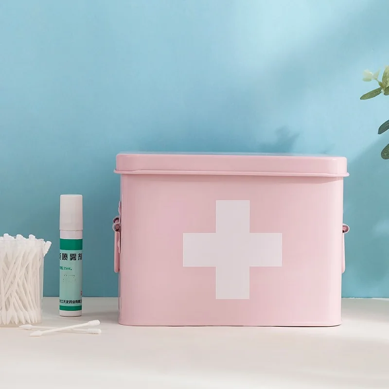 Аптечка первой помощи органайзер для аптечки металлический жесткий хранения