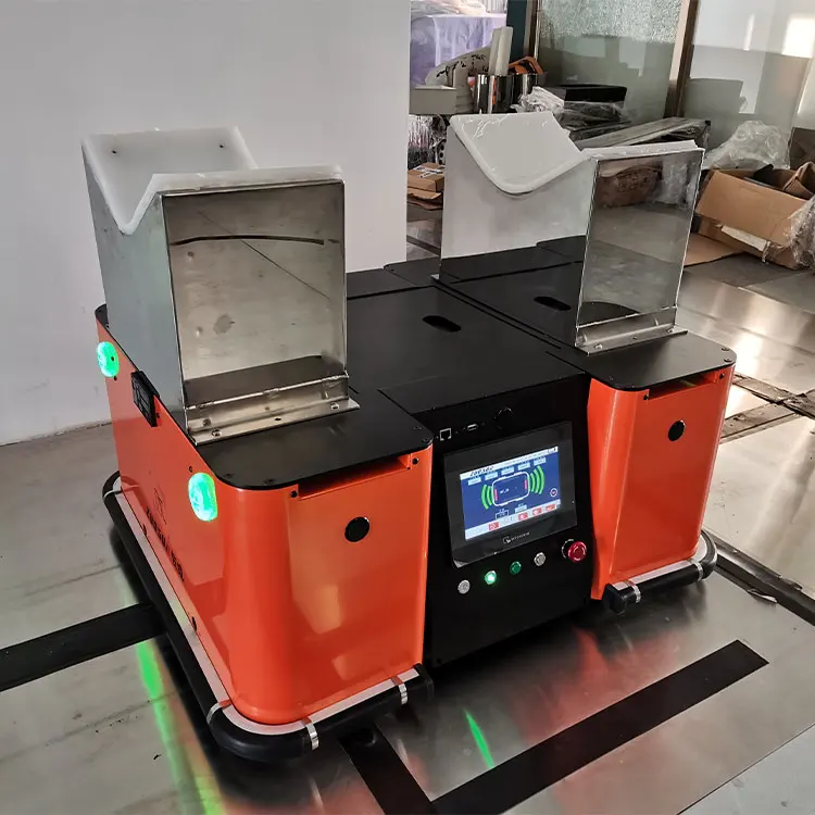 

FOXTECH ML100 100KG Order Picking Robots Warehouse Auto Guide Vehicle Magnetic Tape Agv Robot