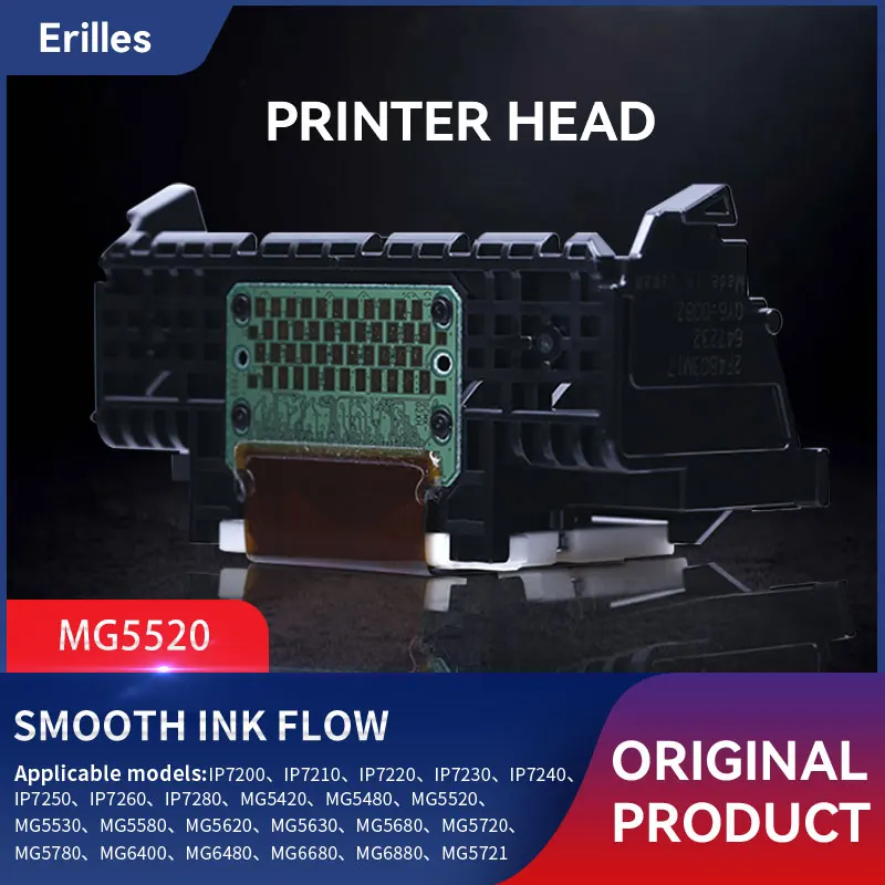 

Printhead MG5520 Printer Head Print Head for Canon MG5530 MG5550 MG5580 MG5620 MG5630 MG5680 MG5720 MG5740 MG5750 QY6 0082