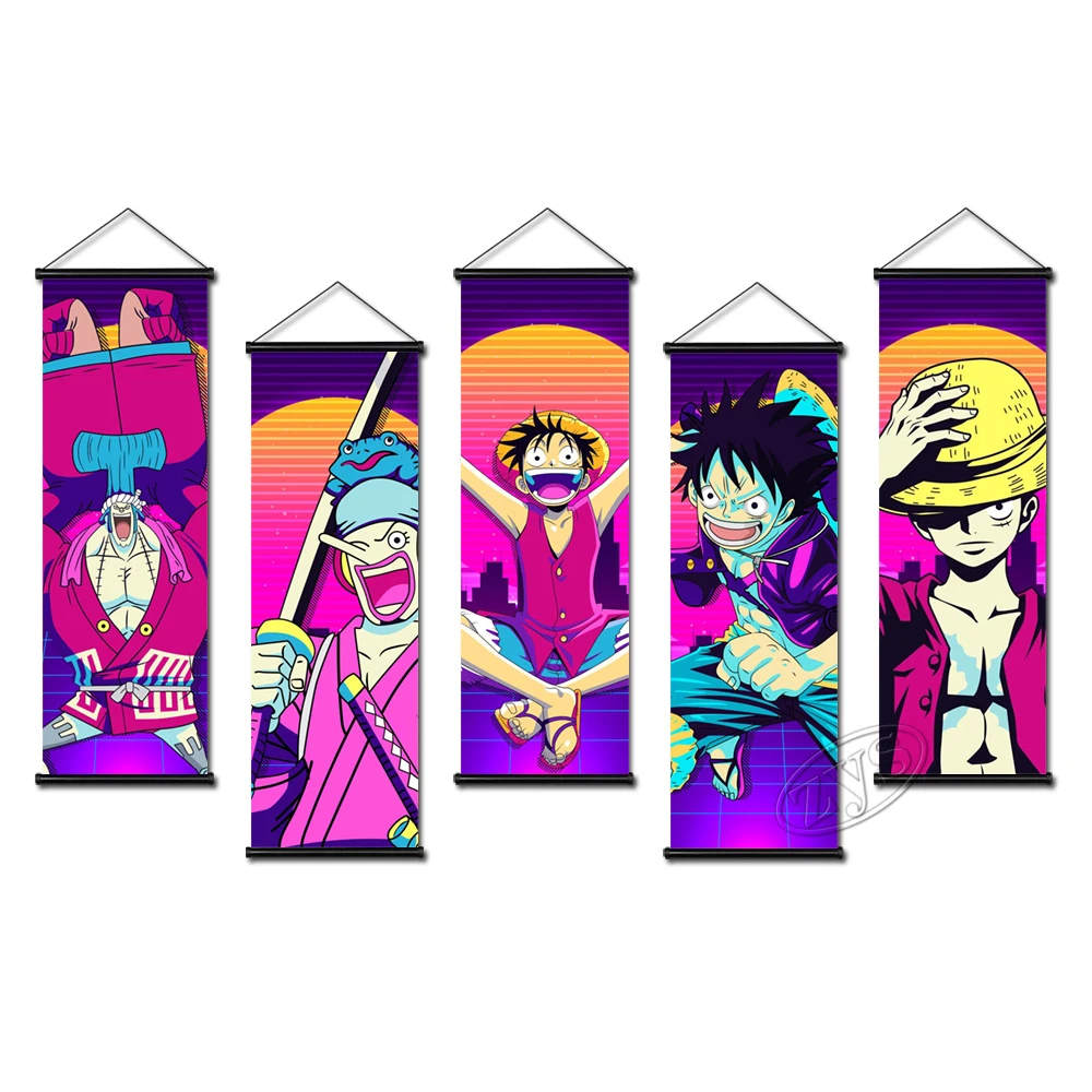 

One Piece Posters Canvas Monkey D. Luffy Paintings Modular Picture Anime Hanging Scrolls Wall Art Prints Home Cuadros Decorative