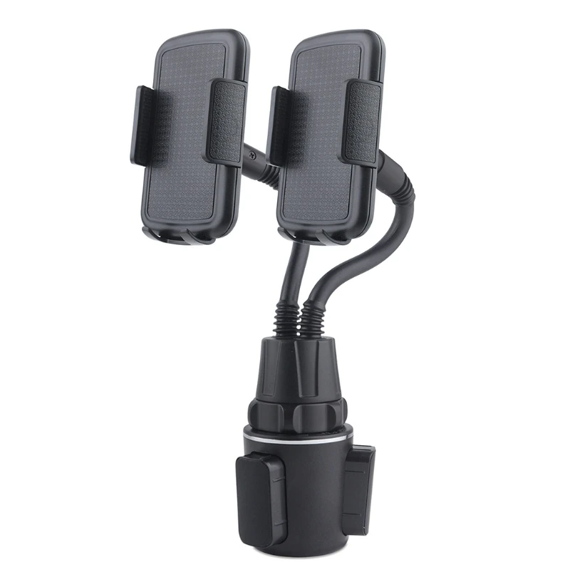 

2in1 Adjustable Angle SUV Truck Car Cup Holder Mount for 4-7" Cellphone GPS