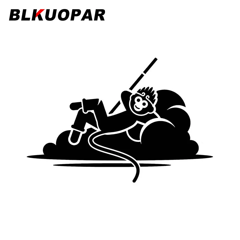 

BLKUOPAR Обезьяна Король стикер автомобиля солнцезащитный окклюзион царапины креативная наклейка холодильник кондиционер мотоцикл автомобил...