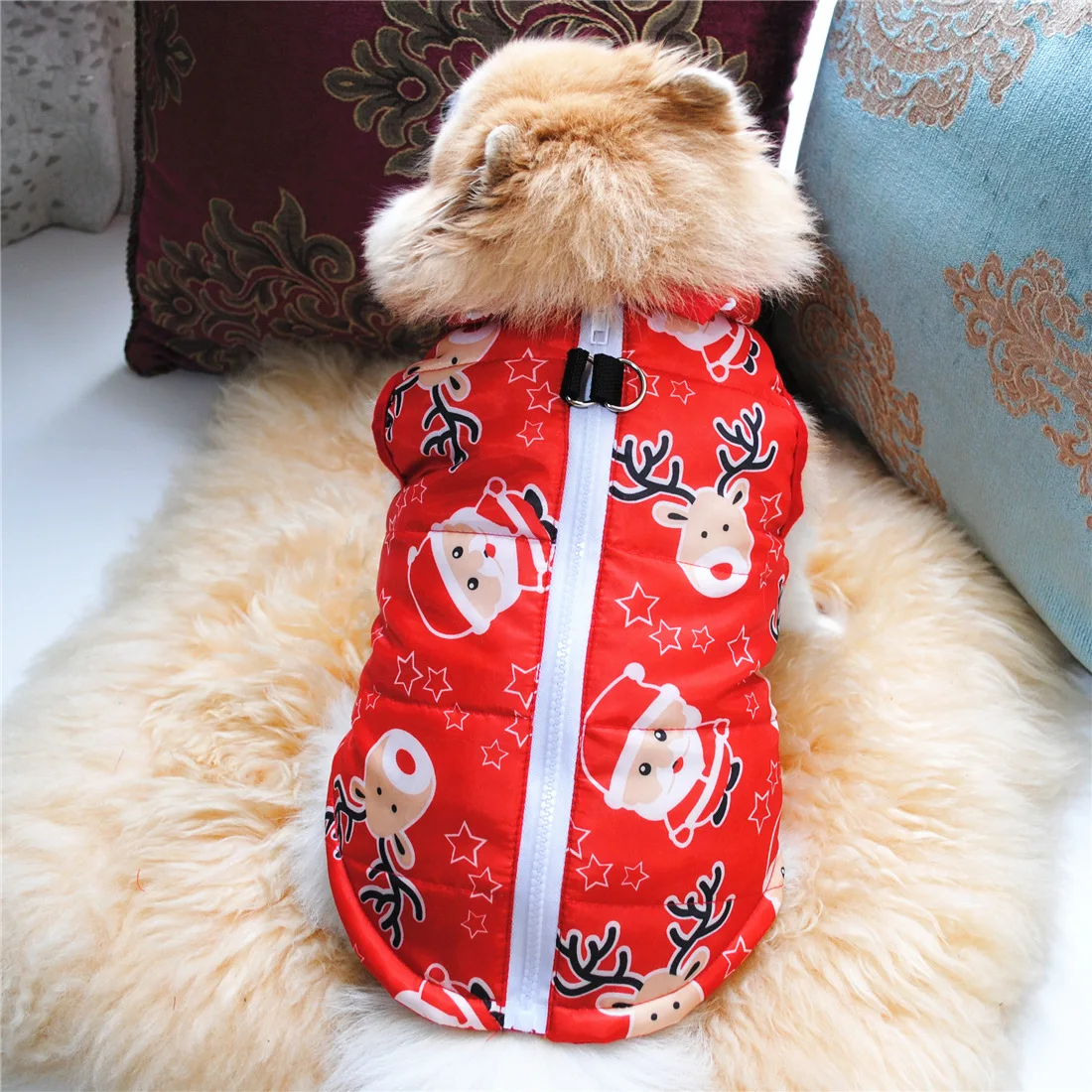 

Winter Warm Dog Clothes for Small Dogs Accessories Clothing for Cats Pet Supplies for Chihuahua French Bulldog Dog harness Coat