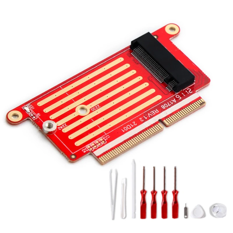 

M.2 NVME Notebook A1708 Hard Drive Adapter Card PCIE to NGFF- M2 SSD 2016 2017