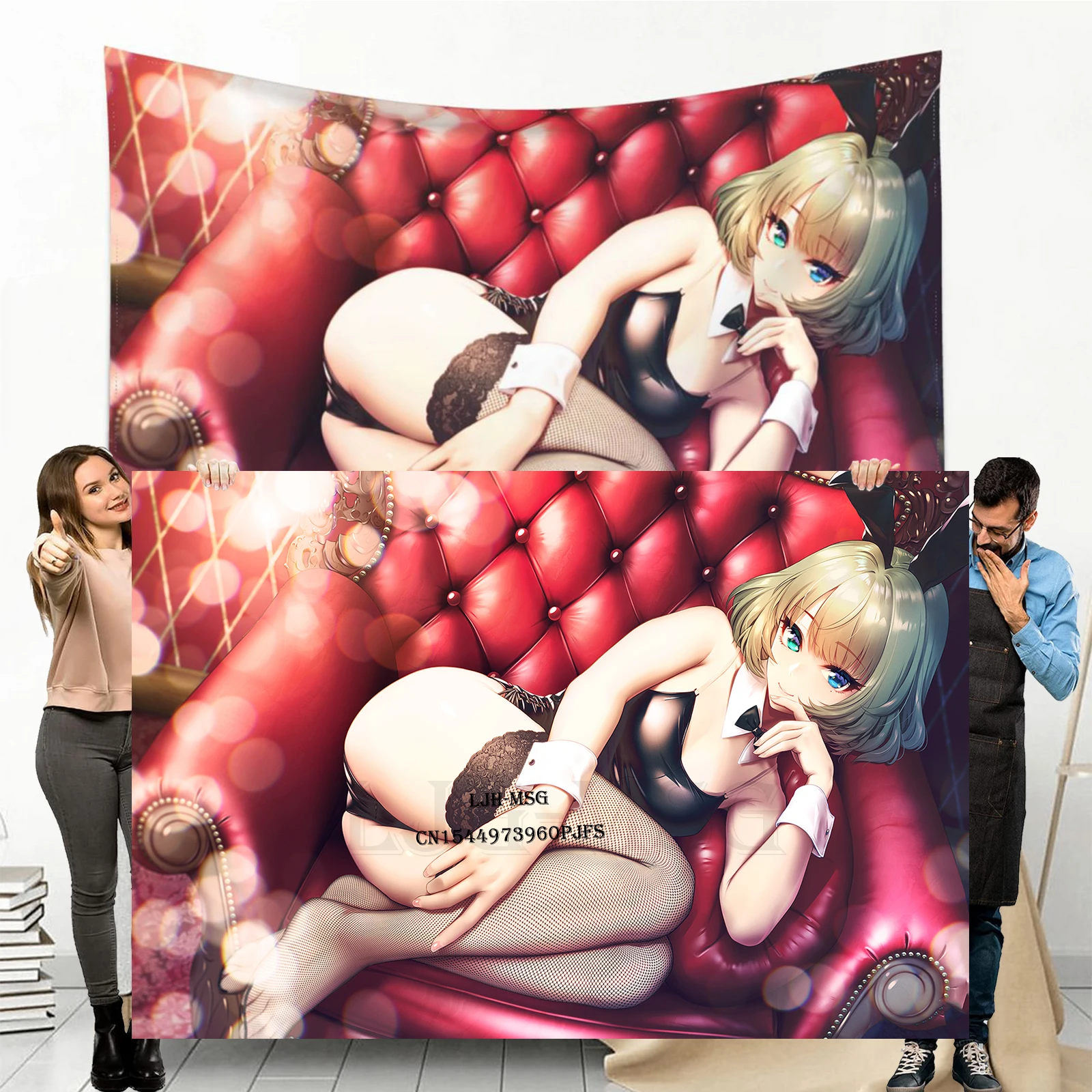 

Anime Tapestry Japanese Idol Wall Hanging Music Band Tapestry for Bedroom Sexy Belle Home Decoration Hentai Aesthetic Room Decor