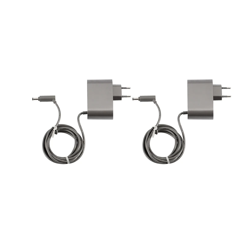 

2X Charger For Dyson V6 DC58 DC59 DC62 DC74 Vacuum Cleaner Power Cord Adapter Replaceable Parts EU Plug