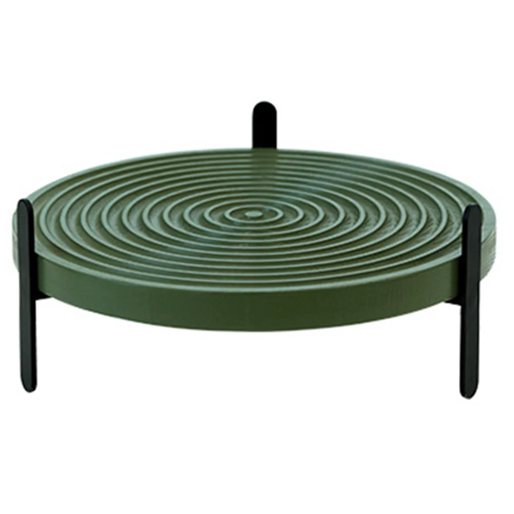 

Morandi Color Cake Tray Water Ripple Dessert Rack Wooden Bread Tray Makeup Jewelry Ring Storage Decorative Tray,B