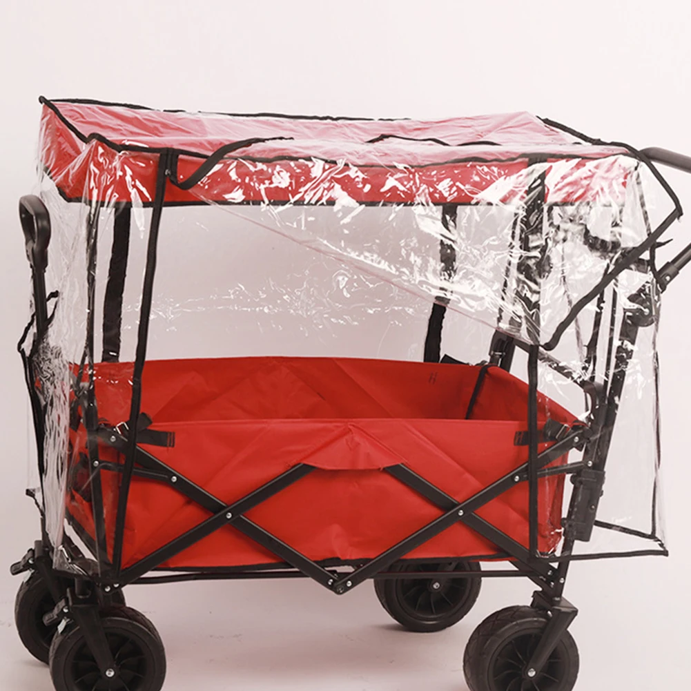 

Waterproof Cover Rain Cover With Double Zips Camping Storage Camping Stroller Folding Trolley Cart Garden Picnic
