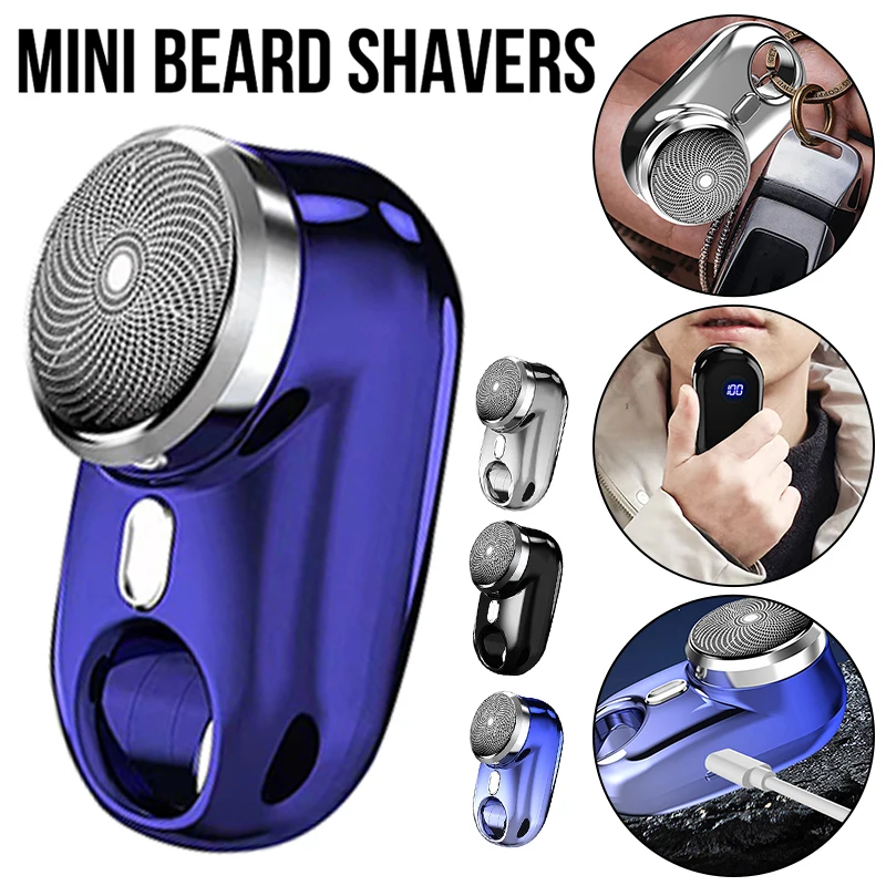 

Mini Electric Shaver USB Men's Shaving Machine Portable Travel Shaver for Men Beard Trimmer Razor for Man Barber Hair Clipper