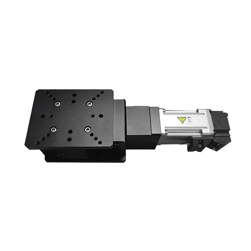 Фото C&K JMHZ 120*120 мм микрометрический подъемный стол с линейным перемещением по оси Z, вертикальная скользящая моторизованная платформа №1