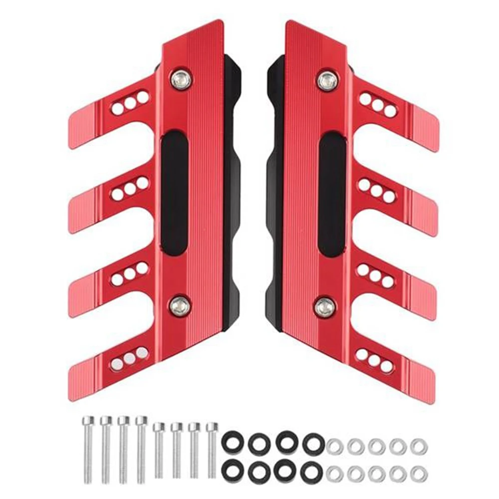 

Motorcycle Front Fender Side Protection Guard Mudguard Sliders for-BMW S1000R S1000 R(Red)