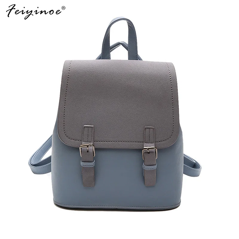 

Женский кожаный рюкзак, винтажный, вместительный, школьный, наплечный