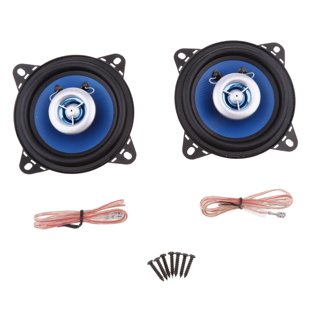 

1 пара 4 ''88 дБ 80 Вт Автомобильная стерео аудиосистема HIFI коаксиальные динамики 2 канала
