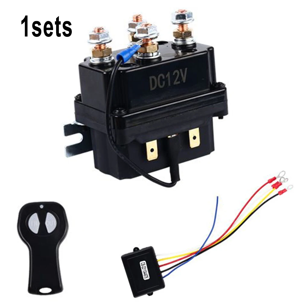 

Relay 12V 250A Relay Winch Relay Winch Reversing 12V 250A Relay Control Eelectromagnetic Relay Machine Tool Relays