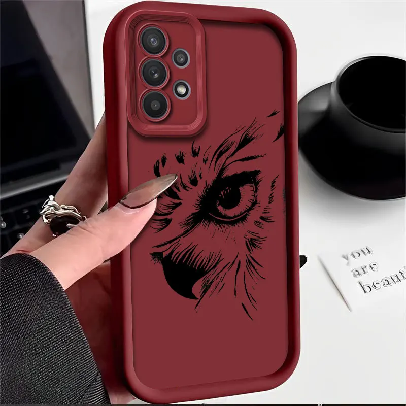 Модный чехол для телефона Eagle Eye Samsung Galaxy M22 M54 S20 S21 S22 S23 FE S24 PLUS