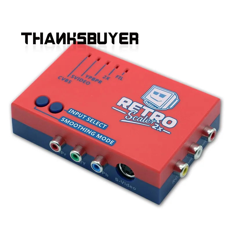 Конвертер RetroScaler2x AV и Линейный двойной AV-HDMI набор преобразователей красного