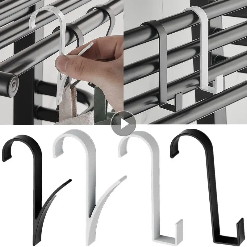 

1Pcs Space Aluminum Radiator Towel Holder Towel Storage Hooks Clothes Hanger Soft Scarf Rack Organizer Bathroom Accessories