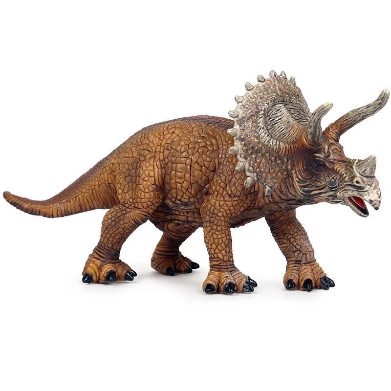 

Jurassic Simulation Dinosaur Model For Children Large Triceratops Toy Tyrannosaurus Rex Plastic Static Ornaments