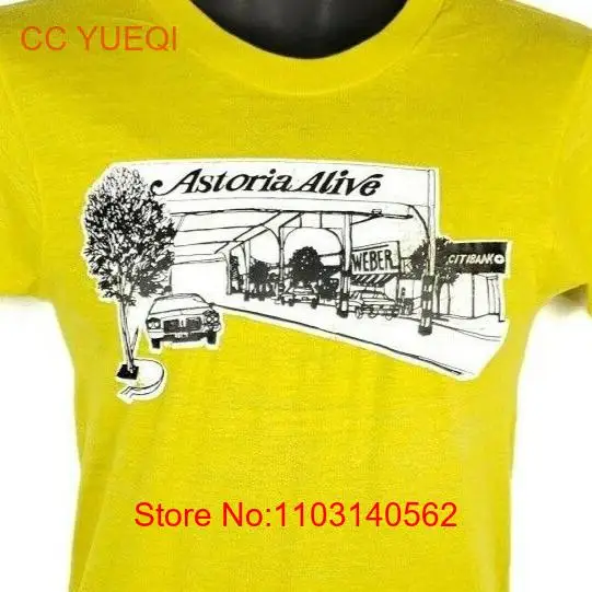 Мужская Винтажная Футболка Astoria с рисунком живых уличных фестивалей в стиле 70-х