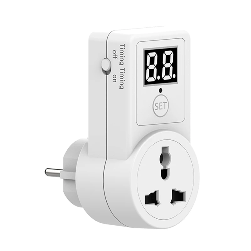 

Electrical Timer Switch Digital Timer Plug Socket for Home Appliances EU Type