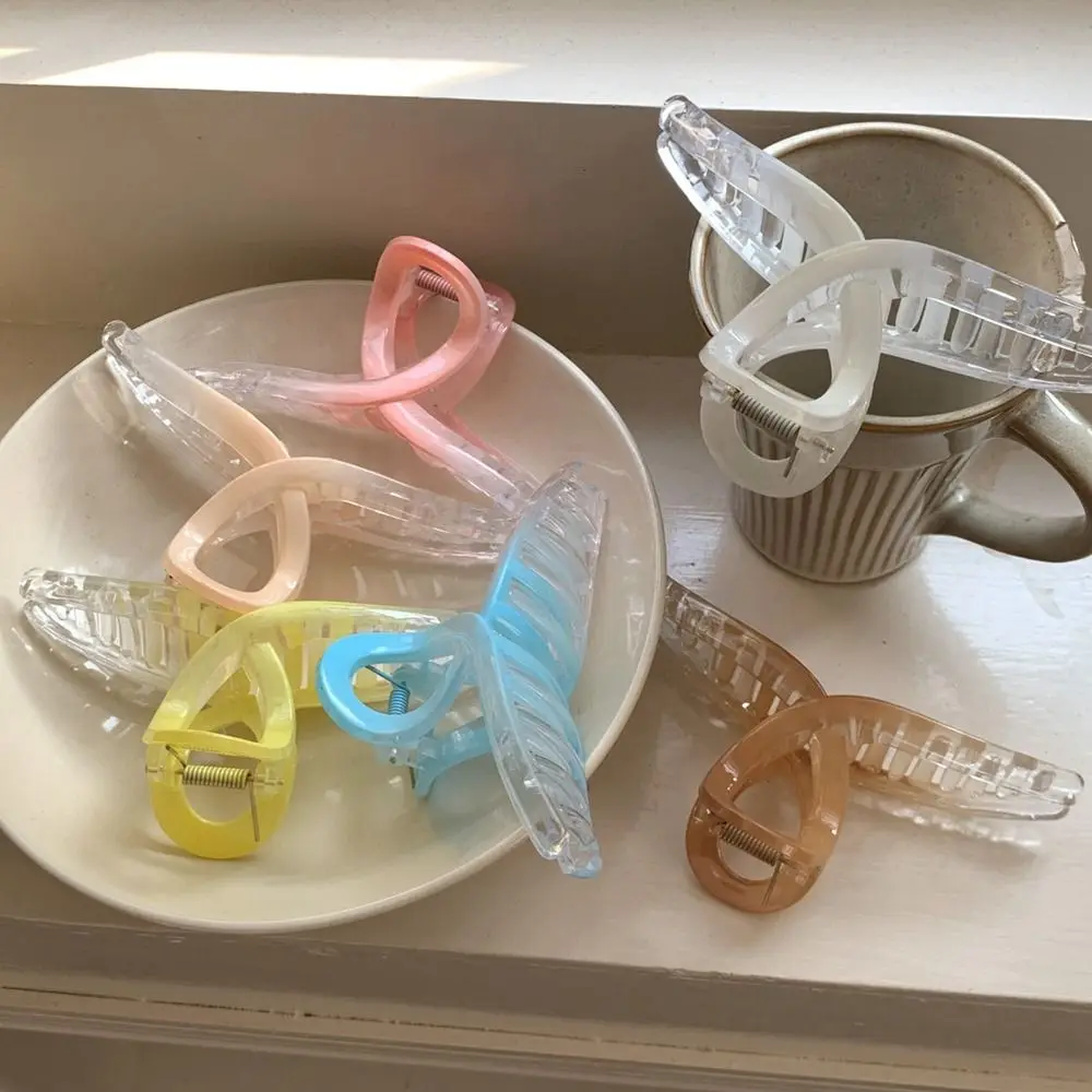 Shark Clip Female Hair Accessories Girl Hair Clip Cross Hair Claw Korean Style Headwear