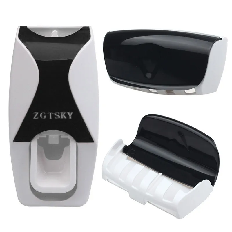 

Dispenser Automatic 5 Holder Mount Toothbrush Toothpaste Set Wall Lazy Housekeeping & Organizers Clothes Bags