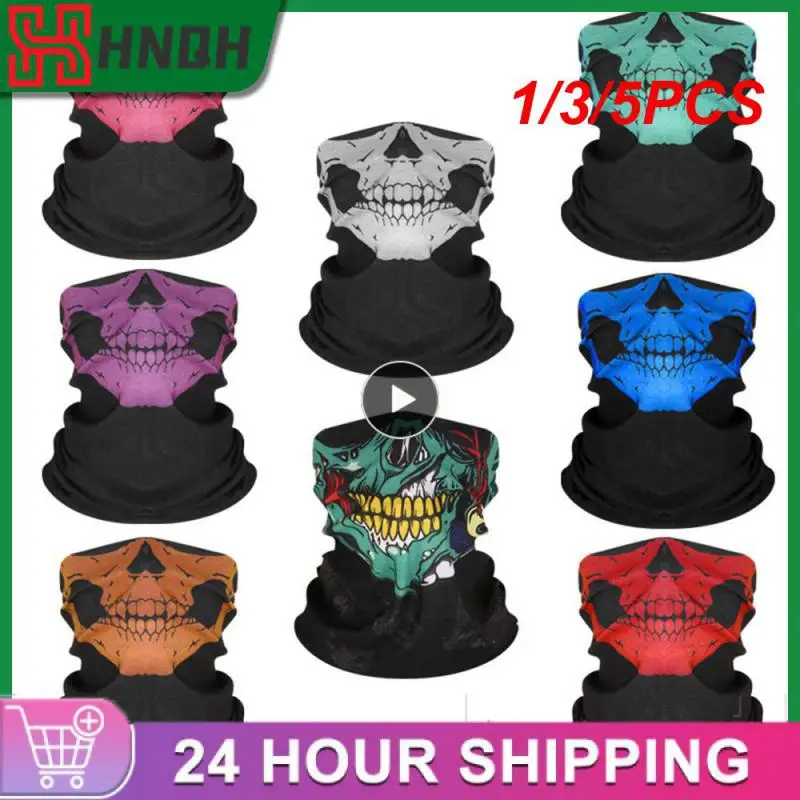

1/3/5 шт. полумаска для верховой езды теплые и ветрозащитные полулицевые наушники шарф мотоциклетный шейный чехол Защита от солнца УФ