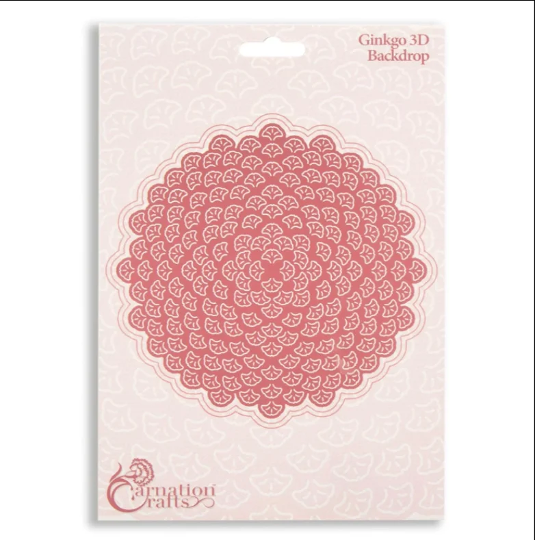 

Ginkgo Background Metal Cutting Dies Craft Embossing Make Paper Greeting Card Making Template Diy Handmade 2022 New